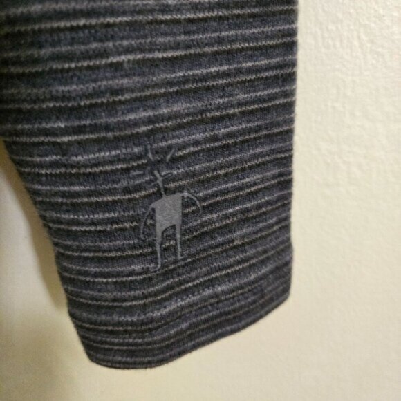Smartwool Classic All Season Merino Wool Base Layer 1/4 Zip Mock Neck Size M - Picture 5 of 9